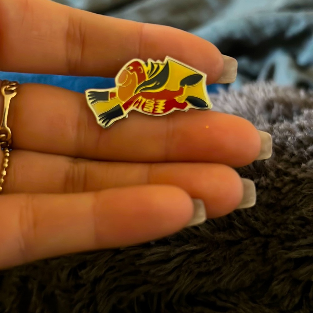 Bud Man Pin - Antique